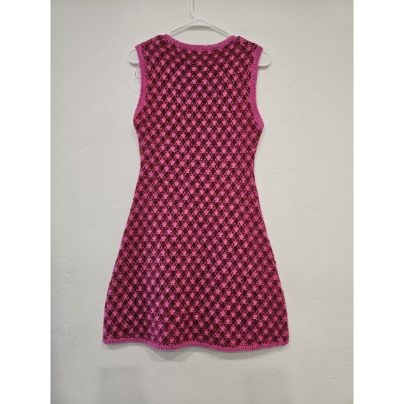 Zara Women’s Pink Wool Blend Mini Sleevesless Dress Size Medium NWT - Picture 3 of 7